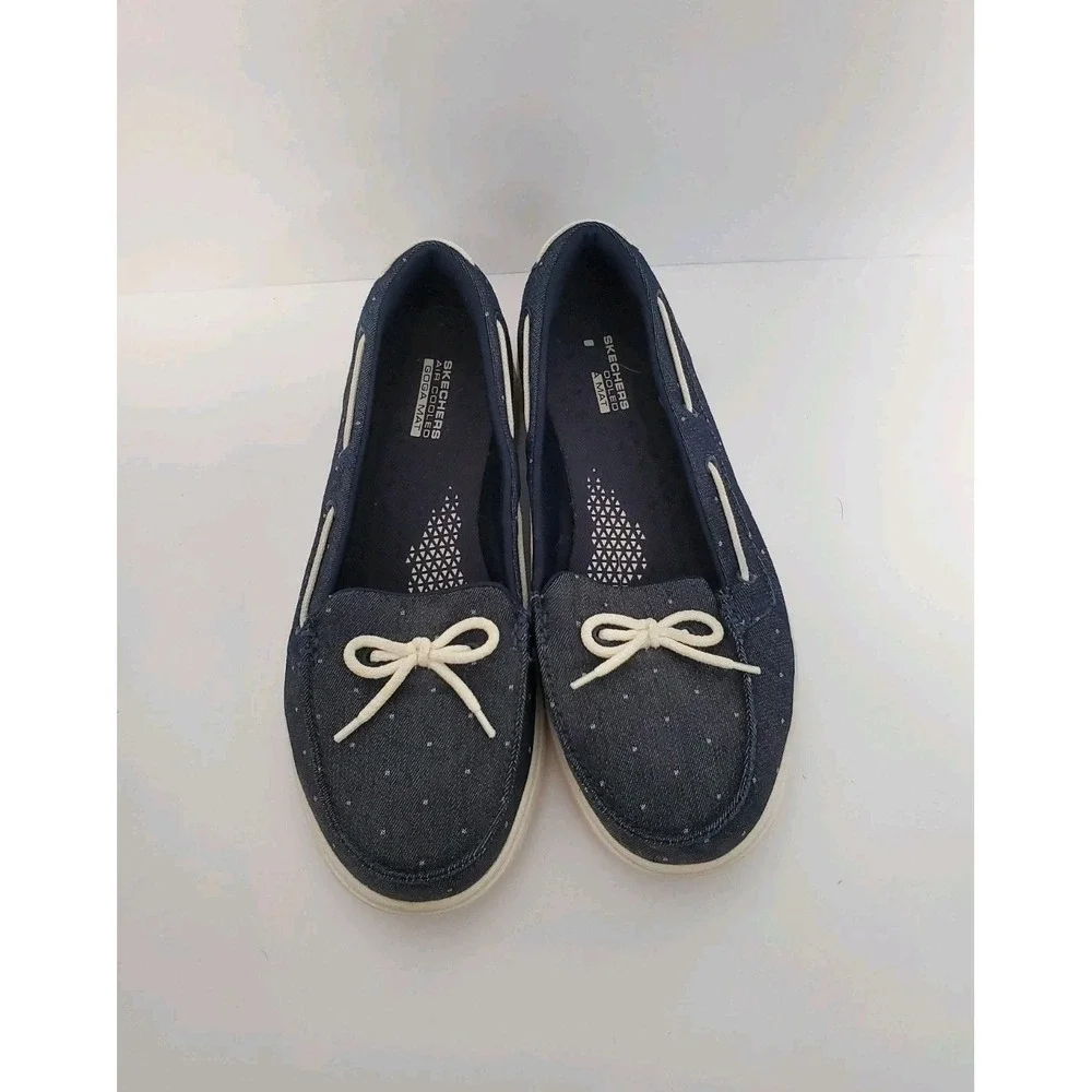 Skechers Glide Ultra Ocean Sky 16111 DENIM Women's Shoes Size 8 Color: Blue - Picture 1 of 5